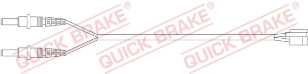 QUICK BRAKE Сигнализатор, износ тормозных колодок WS 0279 A